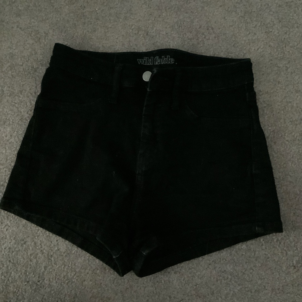 Wild Fable Women's Black Denim Shorts